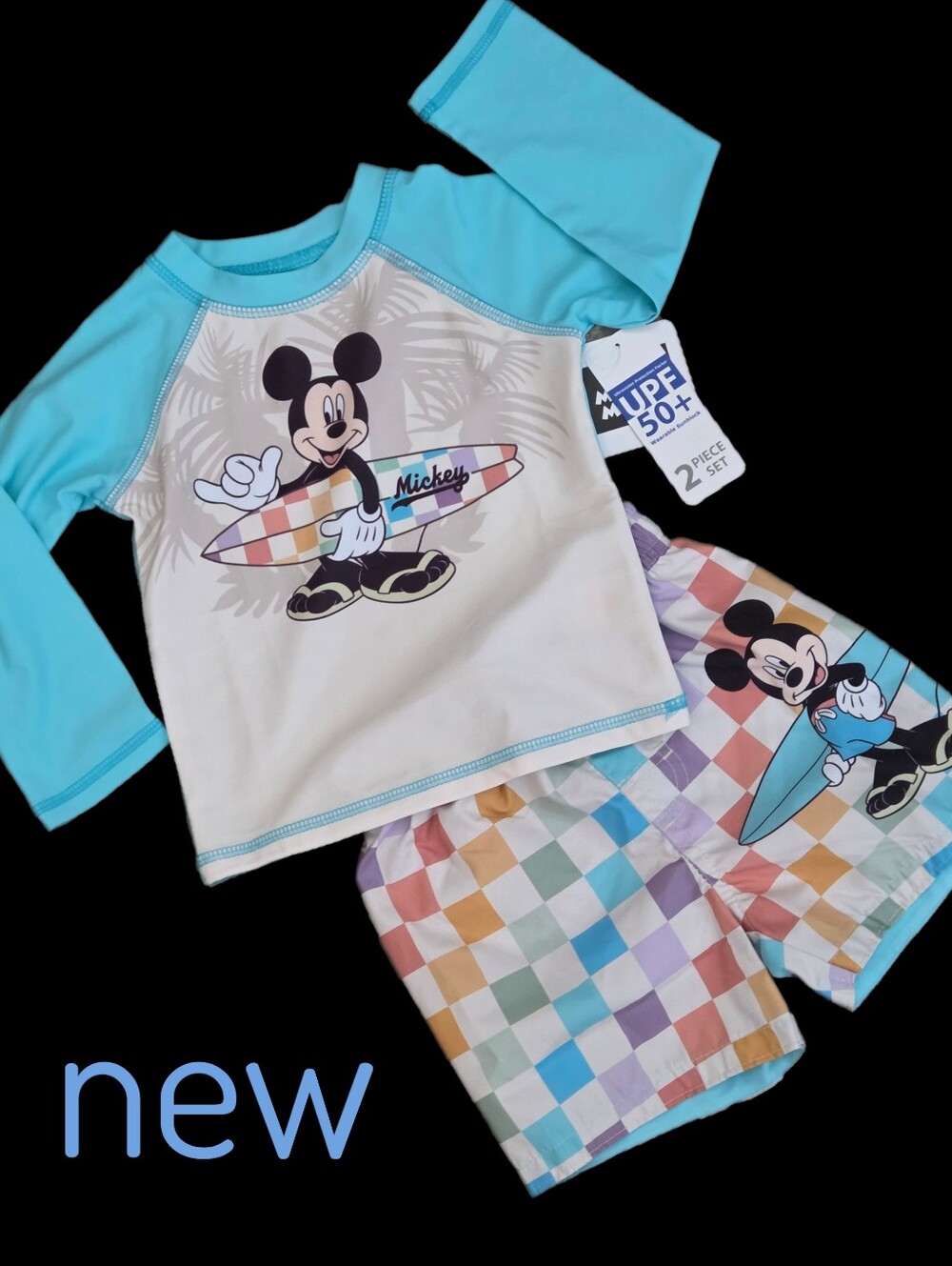 Mickey Mouse UPF 50+ Swim Set 2 Piece 18 months